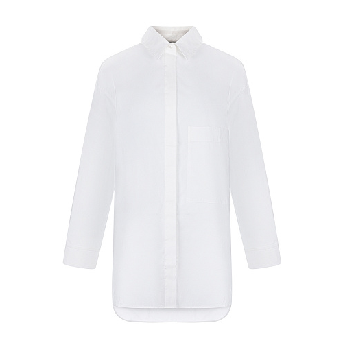 Удлиненная белая рубашка Parosh Белый, арт. D380493 CAKTUNSI 001 | Фото 1
