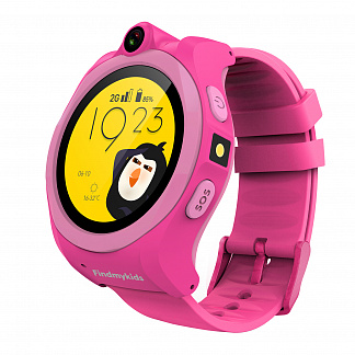 Умные часы 2G FindMyKids с GPS, кнопкой SOS, шагомером, розовые Elari , арт. FINDMYKIDS PINGO ROLL (розовые) | Фото 1
