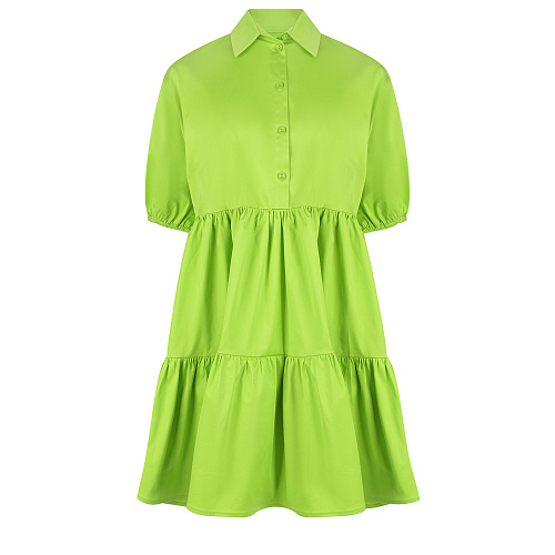 Зеленое платье с воланами Dan Maralex Салатовый, арт. 252490244 | Фото 1