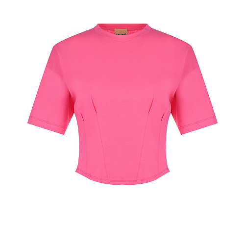 Приталенная розовая футболка Nude Оранжевый, арт. 1103730 118 | Фото 1