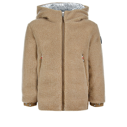 Бежевая куртка для девочек Moncler Бежевый, арт. 1B521 20 809BY 226 | Фото 1