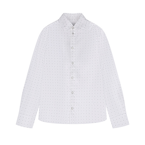 Белая рубашка с геометрическим принтом Silver Spoon Белый, арт. SSFSB-229-18042-968 968 | Фото 1