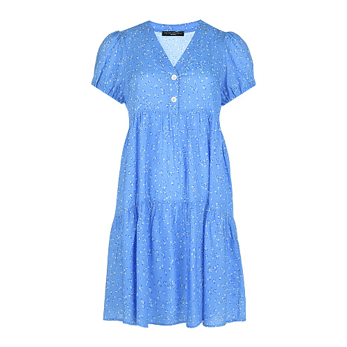 Голубое платье с функцией для кормления Pietro Brunelli Голубой, арт. MD2206 VI0090 QA03 | Фото 1