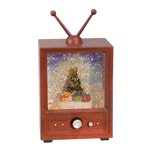 Новогодний сувенир ретро-телевизор &quot;Рождество&quot; Musicboxworld , арт. 59035 | Фото 1