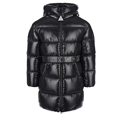 Черное пуховое пальто Moncler Черный, арт. 1C550 10 68950 999 | Фото 1
