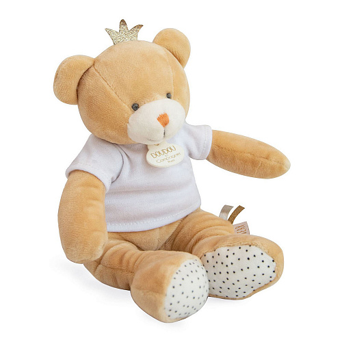 Мягкая игрушка &quot;Мишка маленький принц&quot; Doudou et Compagnie 22 , арт. DC3518 | Фото 1