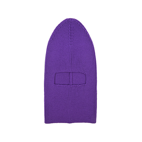 Фиолетовая шапка-шлем из шерсти Jan&Sofie Фиолетовый, арт. YU_068 75895 | Фото 1