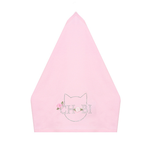 Розовая косынка с логотипом Chobi Розовый, арт. SH22100 PINK | Фото 1
