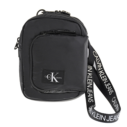 Черная сумка-барсетка, 14х20х6 см Calvin Klein Черный, арт. IU0IU00246 BEH CK BLACK | Фото 1