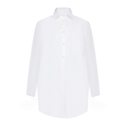 Белая рубашка с длинными рукавами Parosh Белый, арт. D381118 001 BIANCO | Фото 1
