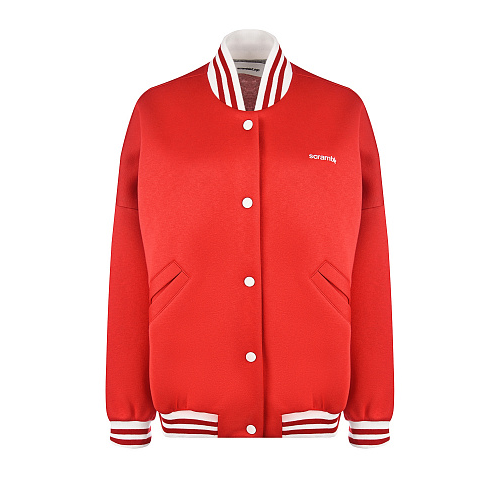 Красная куртка-бомбер Scrambled Ego Красный, арт. SCW1B13000 01 RED-GREY | Фото 1