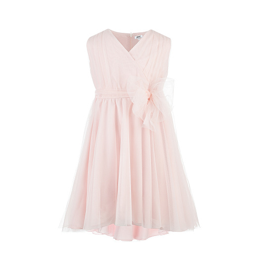 Розовое платье с бантом на поясе Aletta Розовый, арт. HP22095-60 742 | Фото 1