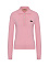 Лонгслив-поло, розовый