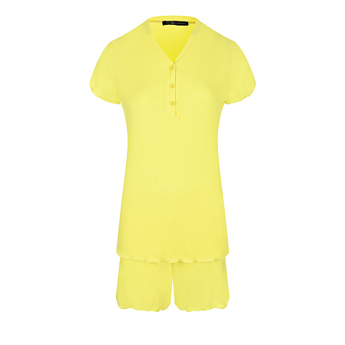 Желтая пижама: футболка и шорты Dan Maralex Желтый, арт. 391171216 | Фото 1