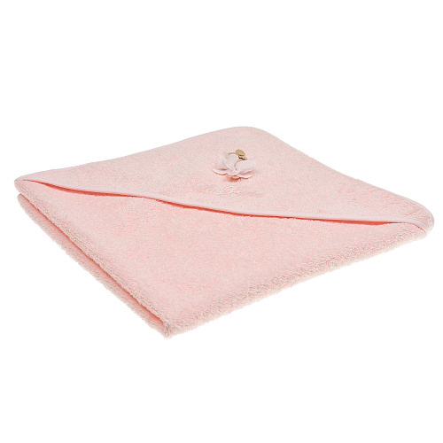 Розовое полотенце с аппликацией &quot;Балерина&quot;, 65x65 см La Perla Розовый, арт. 73444 R0 ROSA BA | Фото 1