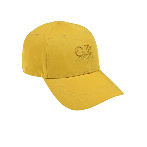 Желтая бейсболка с логотипом в тон CP Company Желтый, арт. 12CKAC073B-006288A 239 | Фото 1