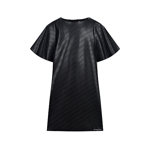 Черное платье из эко-кожи Givenchy Черный, арт. H12173 09B | Фото 1