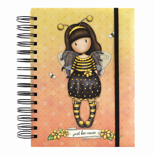 Блокнот на пружине &quot;Gorjuss&quot; Bee Loved (Just Bee-Cause) Santoro , арт. 201GJ08 | Фото 1