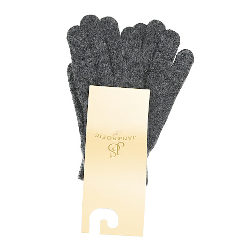 Серые шерстяные перчатки Jan&Sofie Серый, арт. 447-N02 GREY | Фото 1