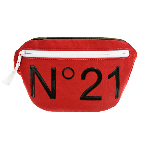 Красная сумка-пояс с логотипом No. 21 Красный, арт. N21212 N0076 INTENSE RE 0N404 | Фото 1