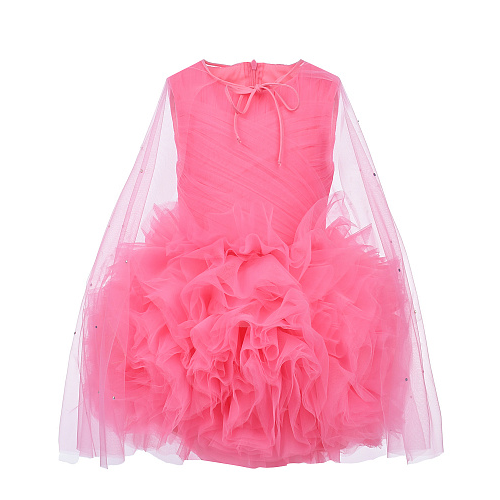 Розовое платье с пышной юбкой Sasha Kim Розовый, арт. SK DOLORES PIK FLAMIN | Фото 1