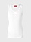 Майка с маленьким лого, белая