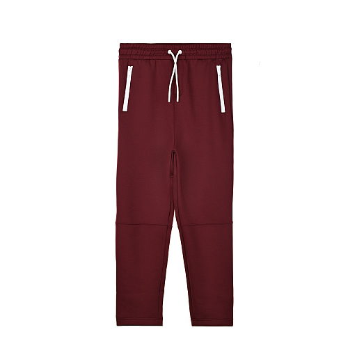 Спортивные брюки бордового цвета Burberry Бордовый, арт. 8040895 KB4-ANDREW OXBLOOD A1308 | Фото 1