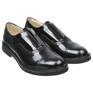 Классические кожаные туфли Montelpare Tradition Черный, арт. MT20056 VAR.1 | Фото 1