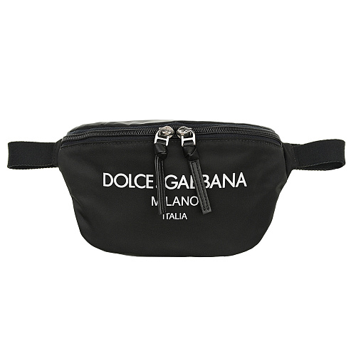 Черная сумка-пояс с логотипом, 24x11x8 см Dolce&Gabbana Черный, арт. EM0072 AJ923 HNNMW | Фото 1