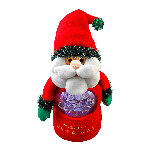 Новогодний сувенир &quot;Санта с шаром&quot;, красный, (LED), 25*11,5 см Edelman , арт. 1070701 | Фото 1
