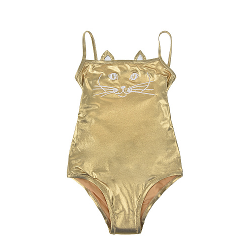 Слитный купальник золотистого цвета NATAYAKIM Золотой, арт. NY-020/19K GOLD | Фото 1