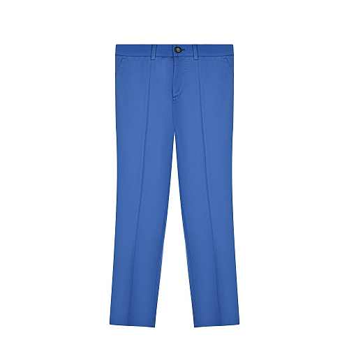 Классические брюки из костюмной шерсти Dolce&Gabbana Фиолетовый, арт. L43P78 HUMMF B0232 | Фото 1
