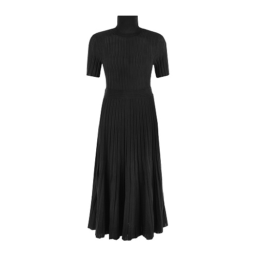 Черное вязаное платье Parosh Черный, арт. D550695 LATTUGA_013 | Фото 1