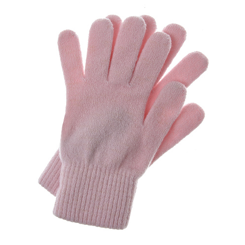 Розовые перчатки из кашемира Yves Salomon Розовый, арт. 21WAA508XXCARD A5037 | Фото 1
