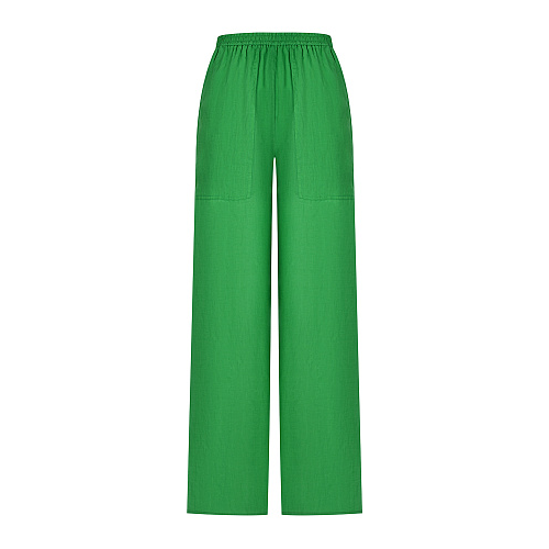 Зеленые льняные брюки Nude Зеленый, арт. 1103784 164 | Фото 1