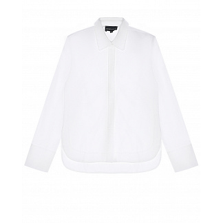 Белая рубашка с отложным воротником Emporio Armani Белый, арт. 6L3C63 2N0FZ 0100 | Фото 1