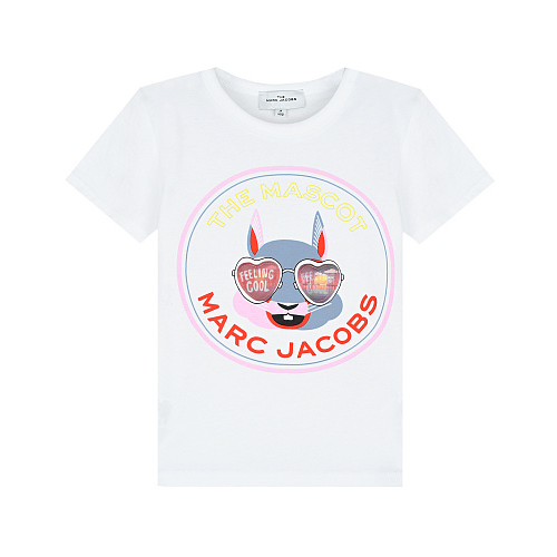 Белая футболка с круглым принтом Marc Jacobs (The) Белый, арт. W15603 10B | Фото 1