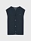 Вязаный жилет, синий