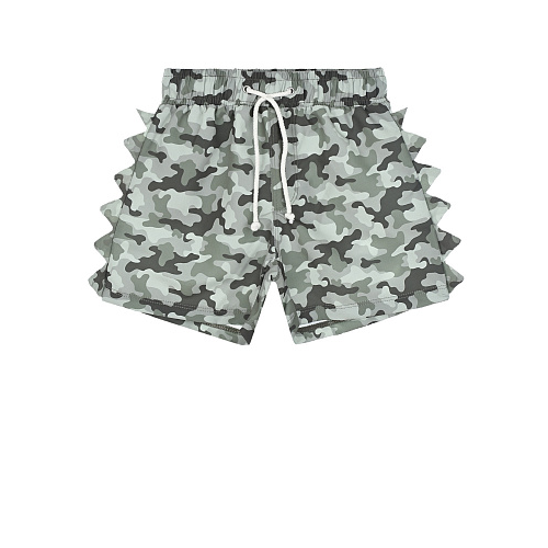 Камуфляжные шорты для купания Yporque Зеленый, арт. SS210086 CAMO | Фото 1