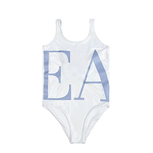 Белый купальник с логотипом Emporio Armani Белый, арт. 398508 2R135 00010 | Фото 1