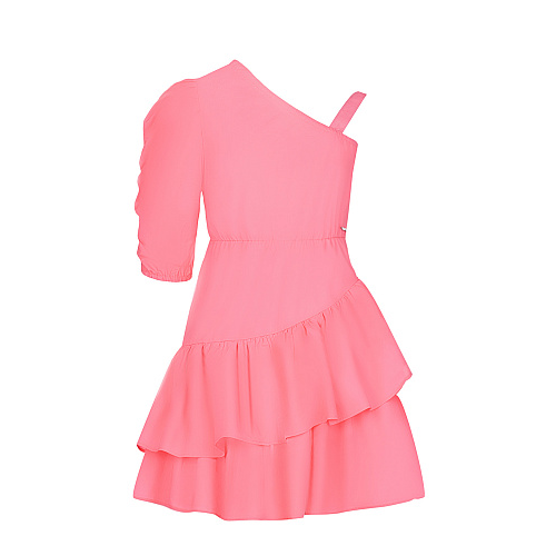 Розовое асимметричное платье TWINSET Розовый, арт. 221GJ2Q10 6650 | Фото 1