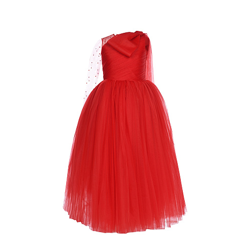 Красное платье со стразами Sasha Kim Красный, арт. SK MANUELA 112022 GRANAT | Фото 1