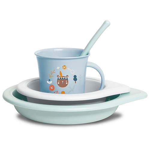 Набор посуды Into the Forest 4 предмета, голубой Suavinex , арт. 3306792BOY | Фото 1