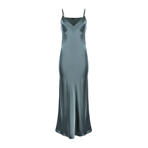 Шелковое платье-комбинация изумрудного цвета Joseph , арт. JF005564 MINERAL 0386 | Фото 1