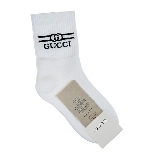 Белые носки с логотипом GUCCI Белый, арт. 627636 4K428 9060 | Фото 1