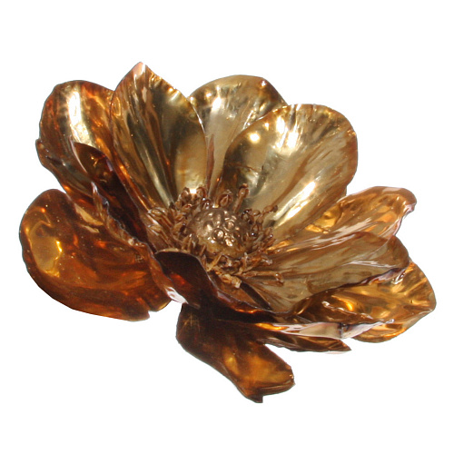 Подвеска Цветок с клипсой, состаренное золото, 12 см SHISHI , арт. 55581 | Фото 1
