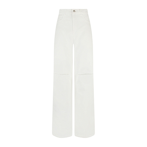 Белые джинсы с разрезами Forte dei Marmi Couture Белый, арт. 22SF2070 WHITE | Фото 1