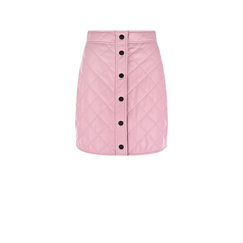 Розовая стеганая юбка MSGM Розовый, арт. 3141MDD23 217616 12 | Фото 1