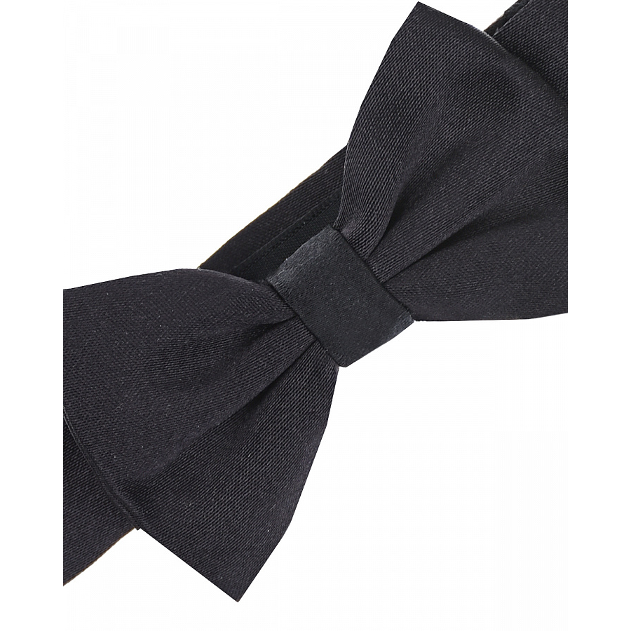 Черный галстук-бабочка из шелка Dolce&Gabbana Черный, арт. LN1A58 G0U05 N0000 | Фото 3