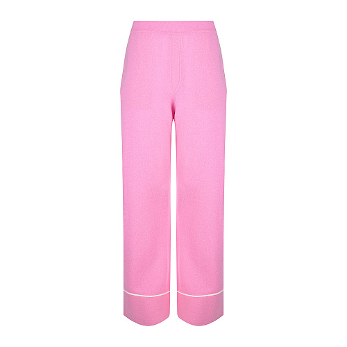 Розовые брюки из смеси шерсти и кашемира Allude Розовый, арт. 222/17141 63 | Фото 1